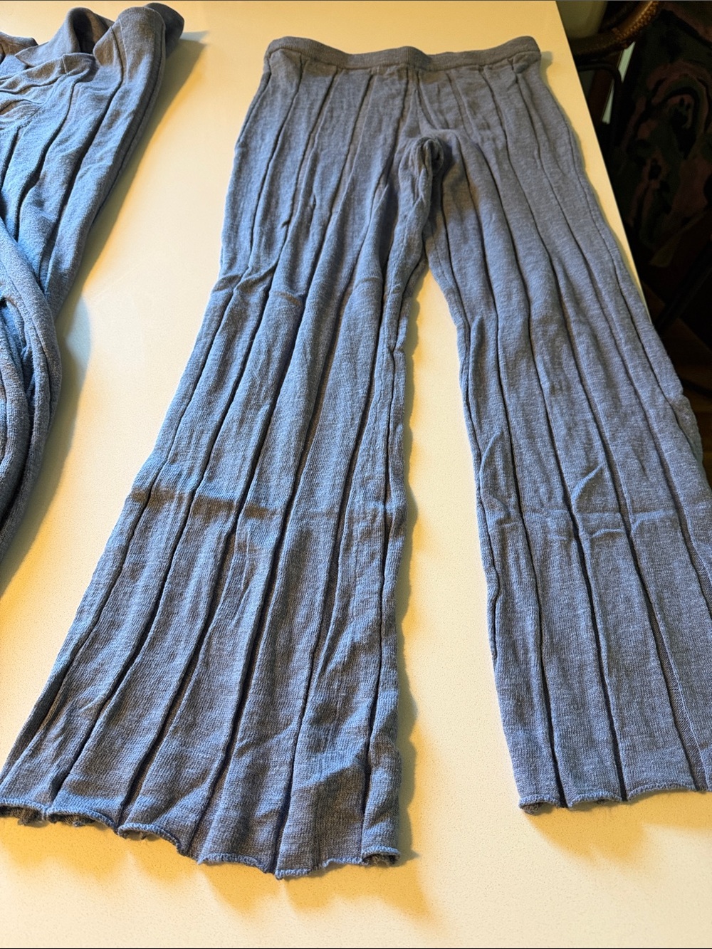 Free People Blue Ribbed Two-Piece Set - Picture 5 of 5